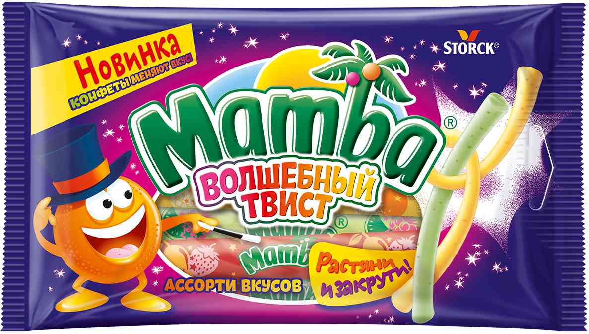 Конфеты жевательные Mamba