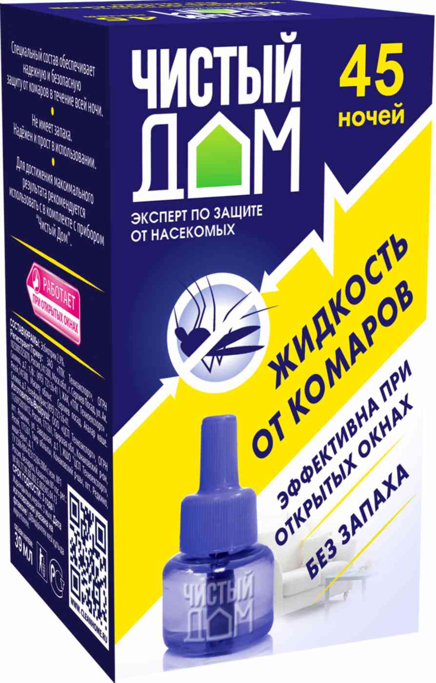 

Жидкость от комаров Чистый дом