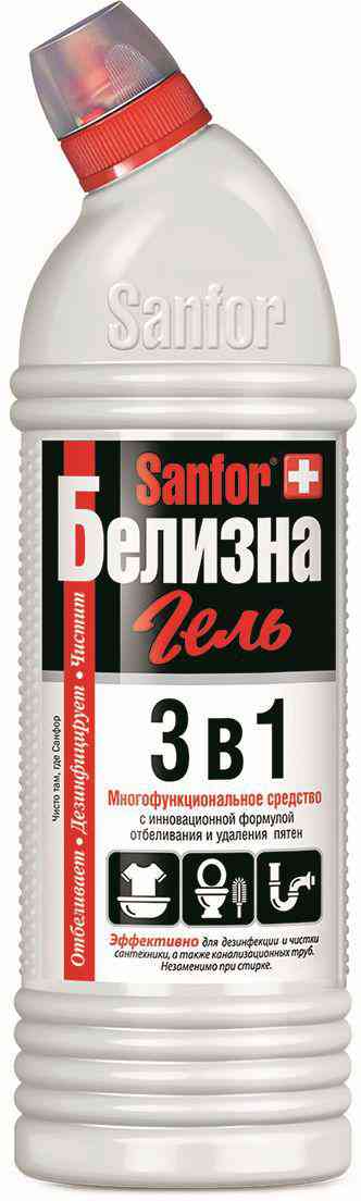 

Белизна гель 3 в 1 Sanfor