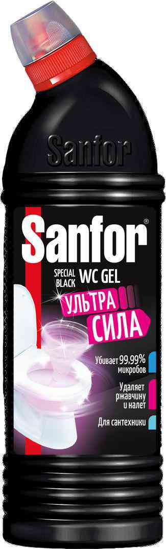 Чистящий гель для унитаза  Sanfor