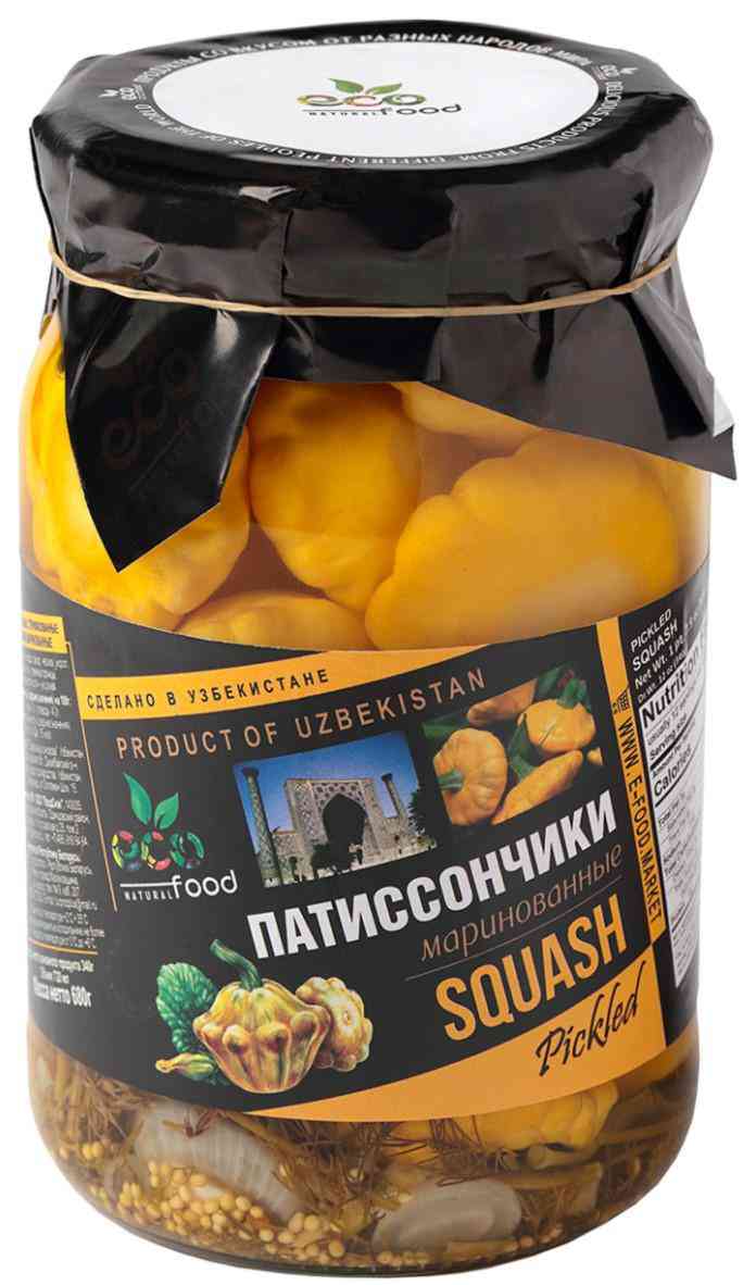 

Патиссончики маринованные Ecofood natural