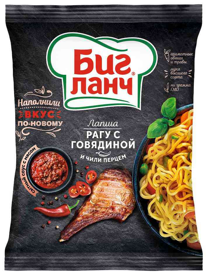 Лапша быстрого приготовления Биг ланч 44₽
