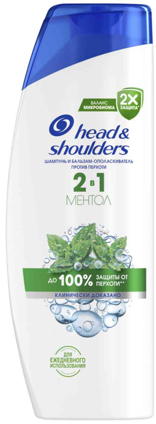 

Шампунь и бальзам-ополаскиватель против перхоти 2в1 Head & Shoulders ментол