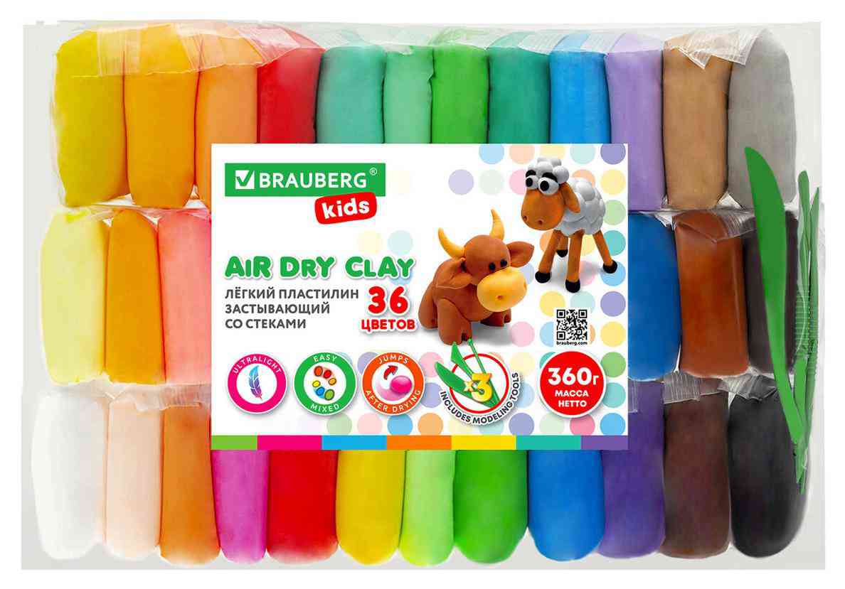 

Пластилин воздушный Brauberg 106308