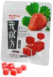 Мармелад жевательный Wischi Клубничные кубики