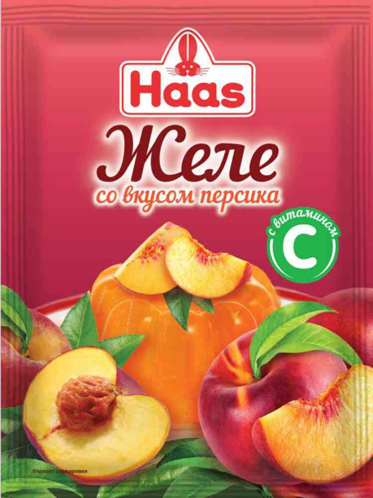 

Желе Haas персик