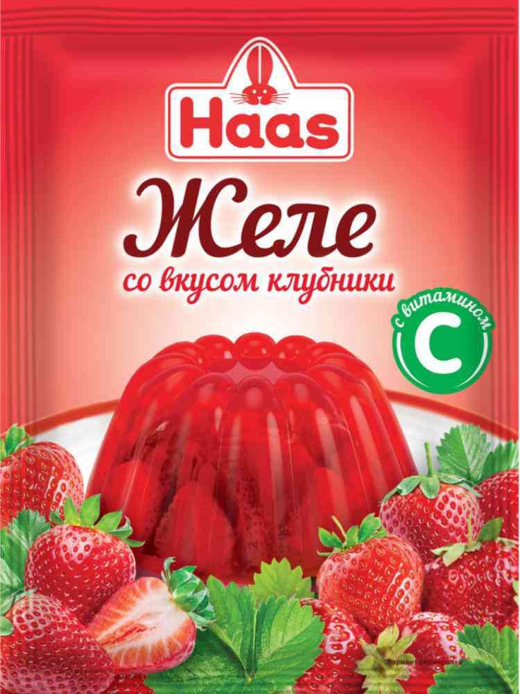 

Желе Haas клубника