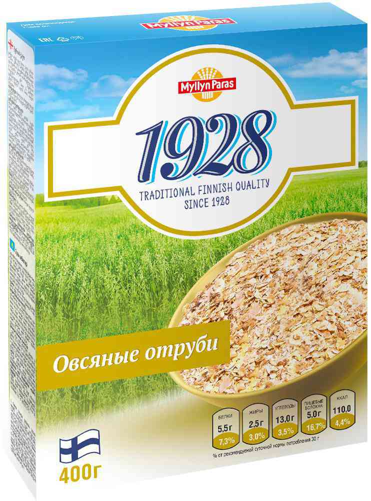 Отруби овсяные Myllyn Paras 125₽