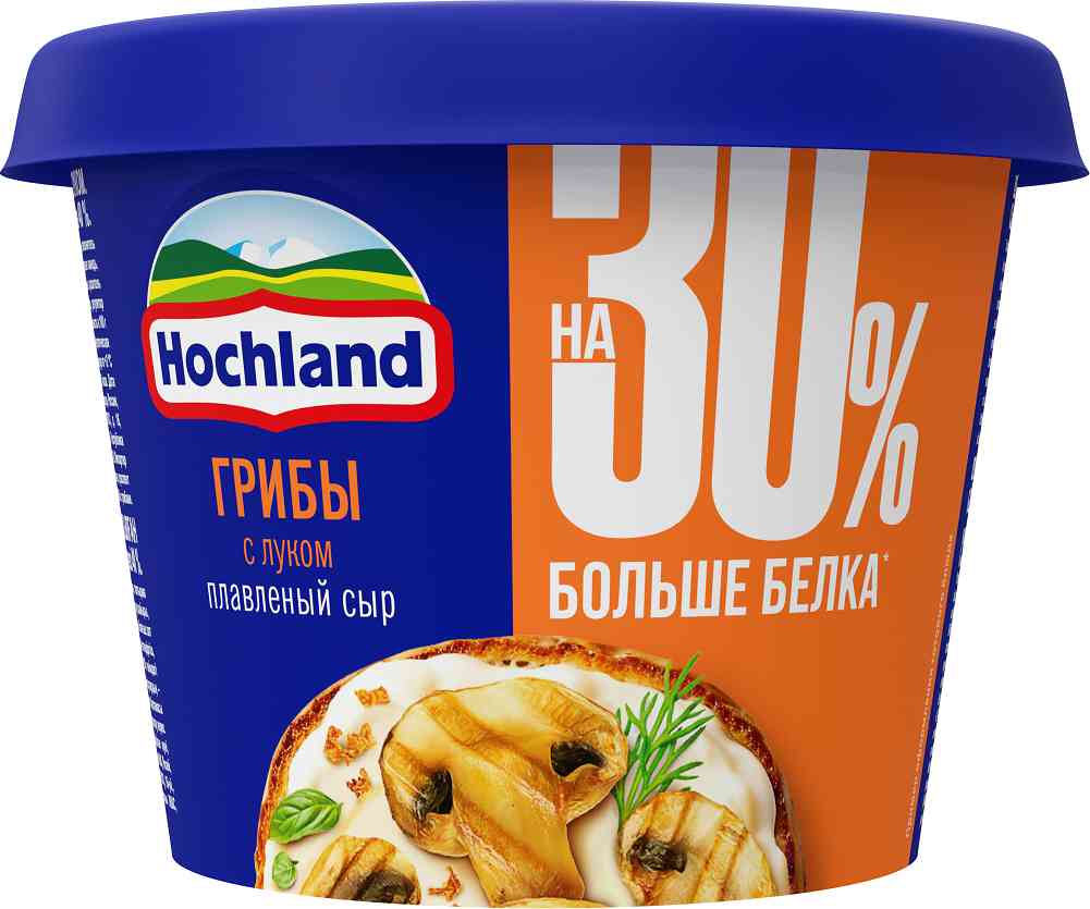 

Сыр плавленый Hochland грибы с луком 40%