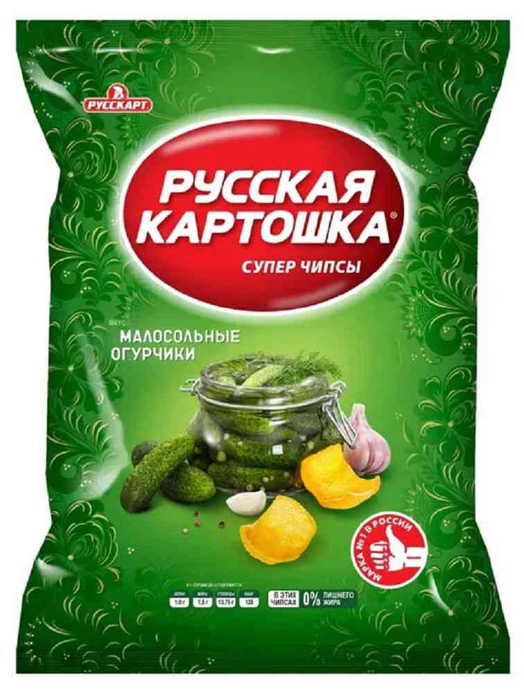 Чипсы картофельные Русская картошка