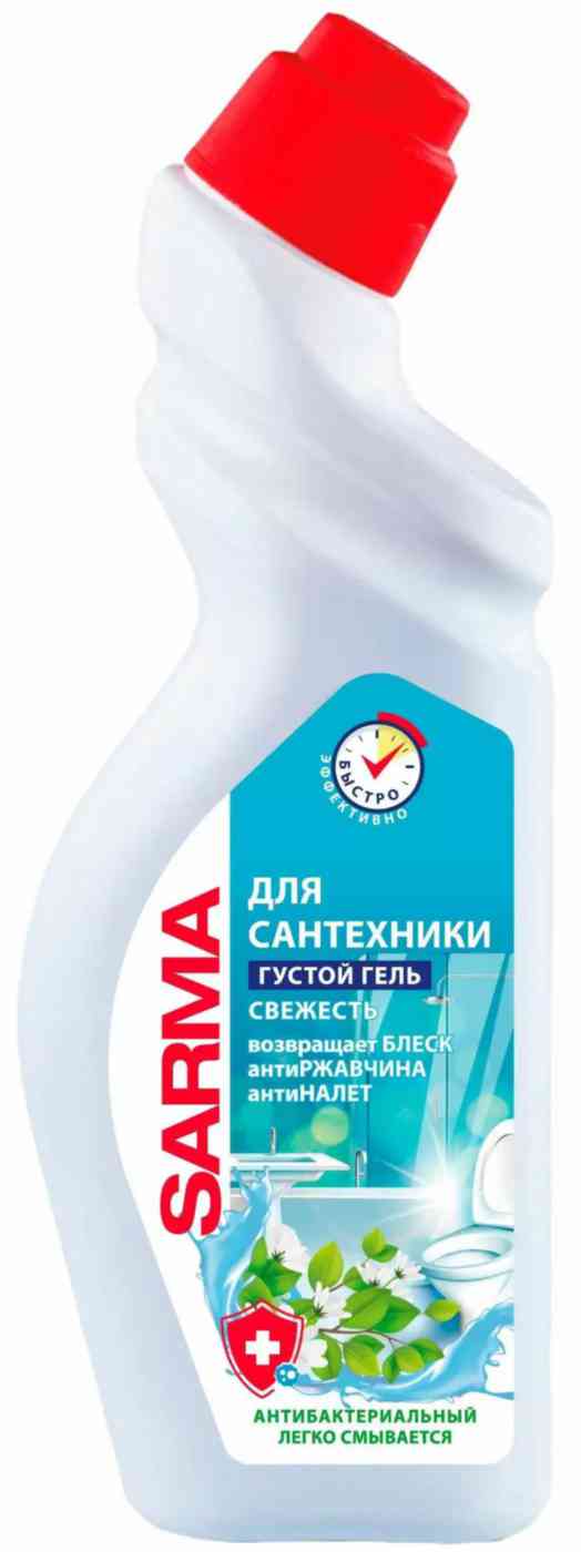 

Густой гель для сантехники Sarma