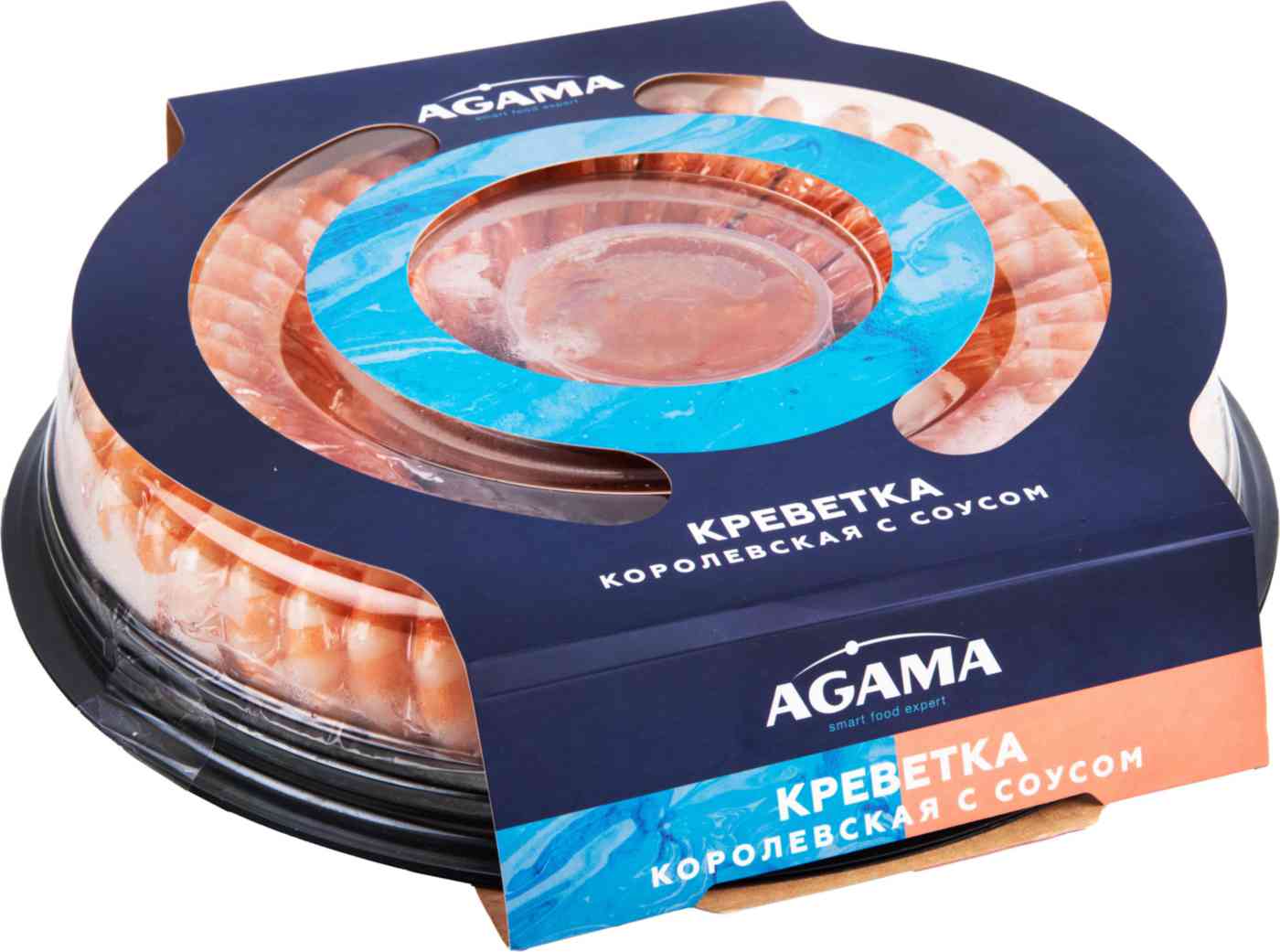 

Креветка королевская Agama с коктейльным соусом