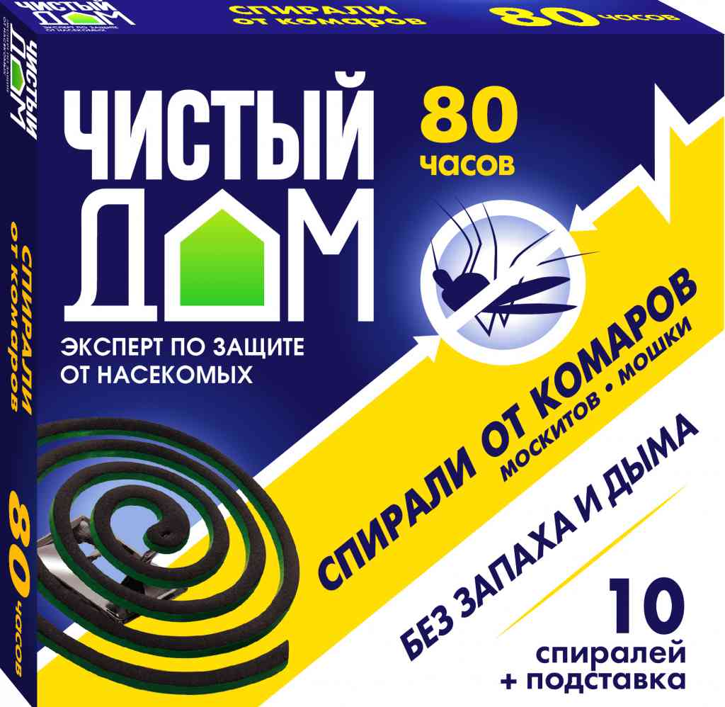 

Спирали от комаров Чистый дом