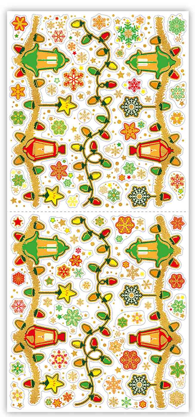 

Набор наклеек новогодних Феникс Презент Новогодняя гирлянда