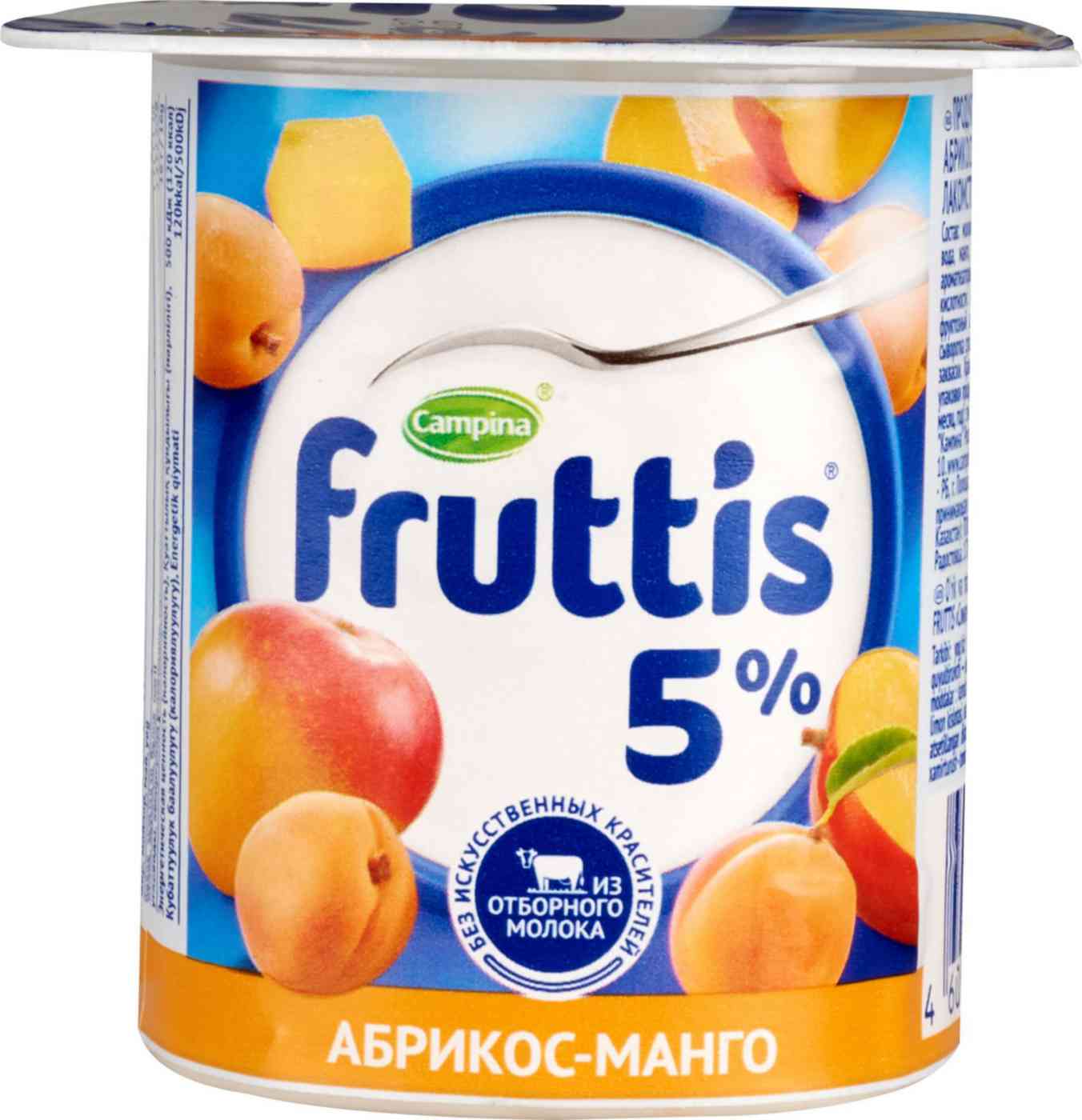 

Продукт йогуртный Сливочное лакомство Fruttis