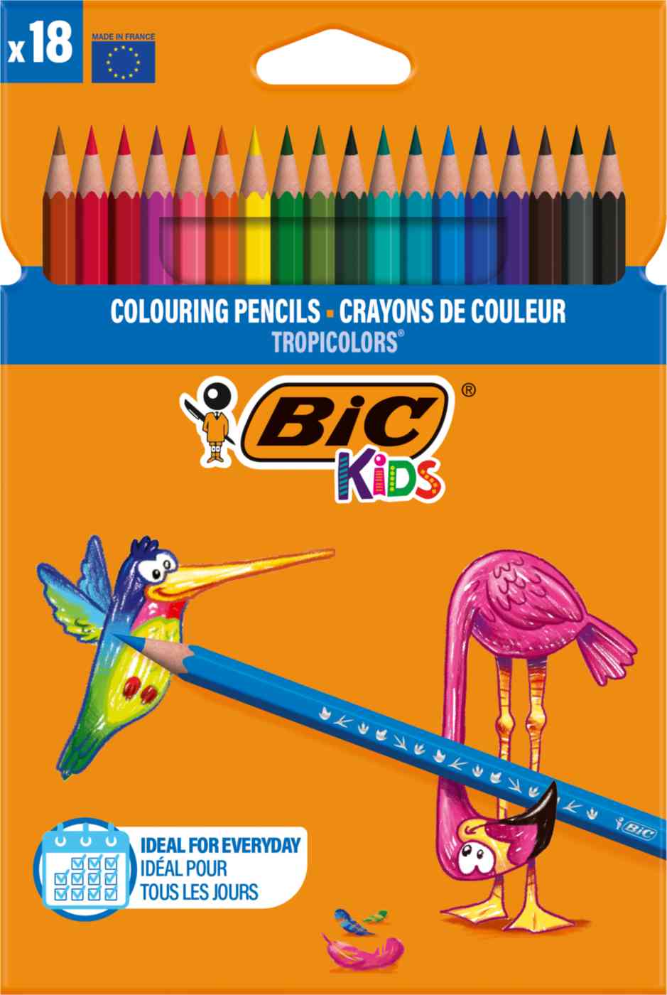 

Карандаши цветные шестигранные Bic