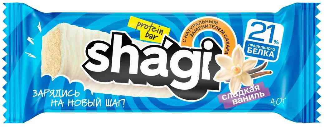 Батончик протеиновый Shagi Protein Bar со вкусом ванили 49₽