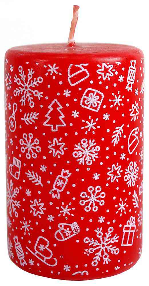 

Свеча цилиндрическая Evis Хоровод красная
