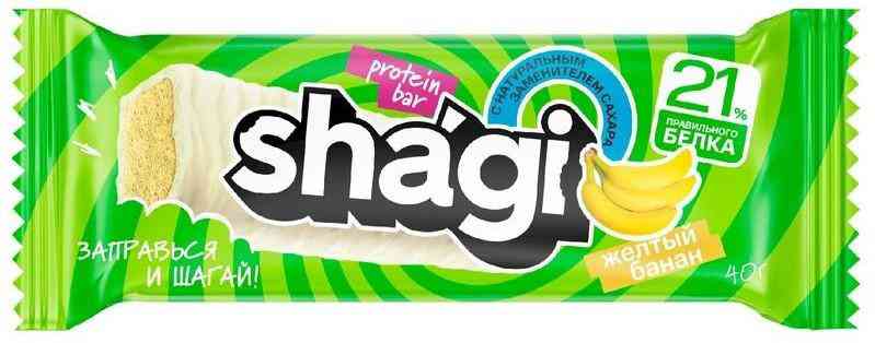 Батончик протеиновый Shagi Protein Bar со вкусом банана 49₽