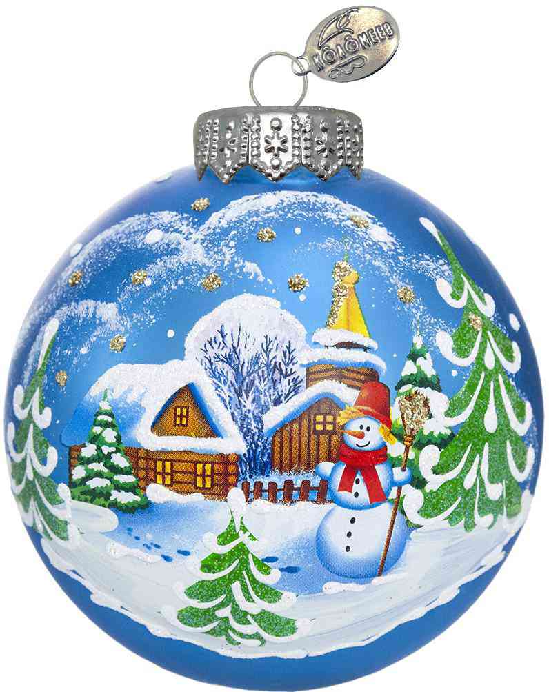 

Ёлочное украшение Коломеев Шар. Крещенский вечер, стекло