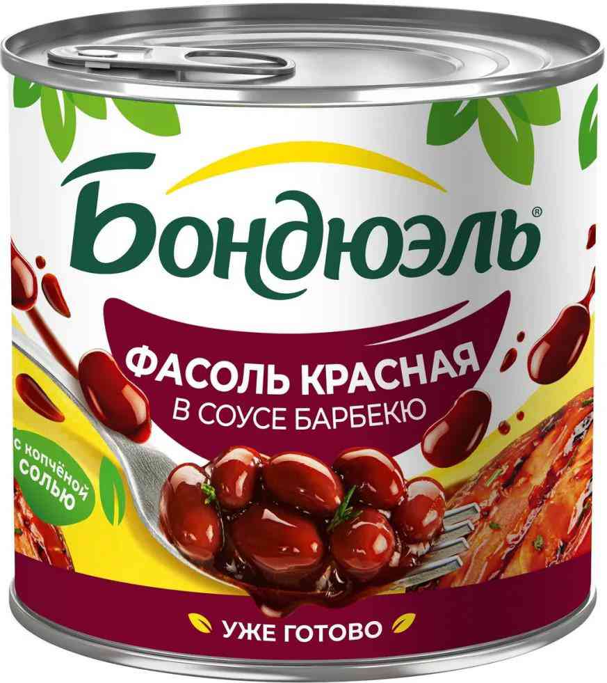 

Фасоль красная Бондюэль в соусе барбекю