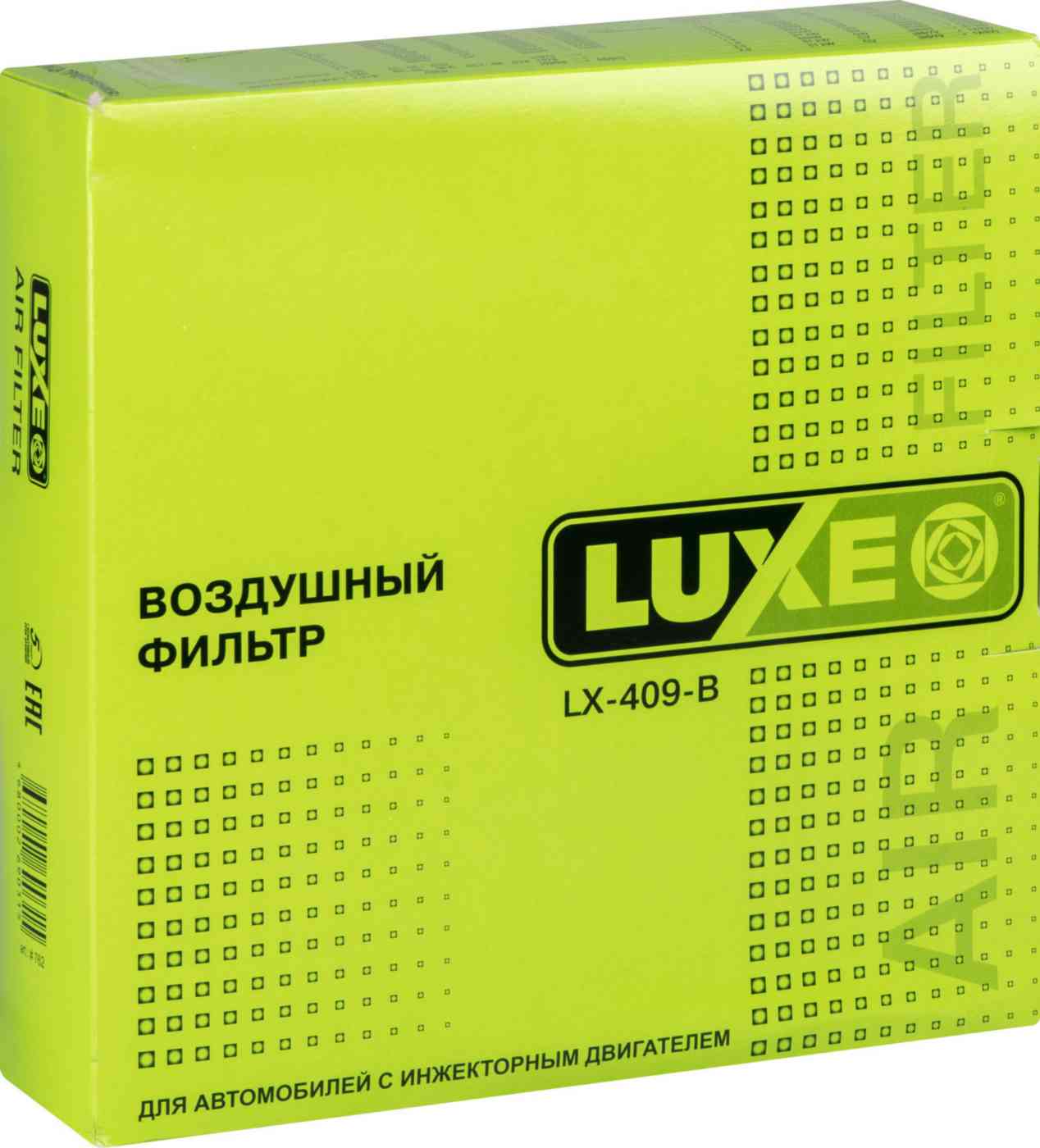 

Воздушный фильтр для автомобилей с инжекторным двигателем Luxe