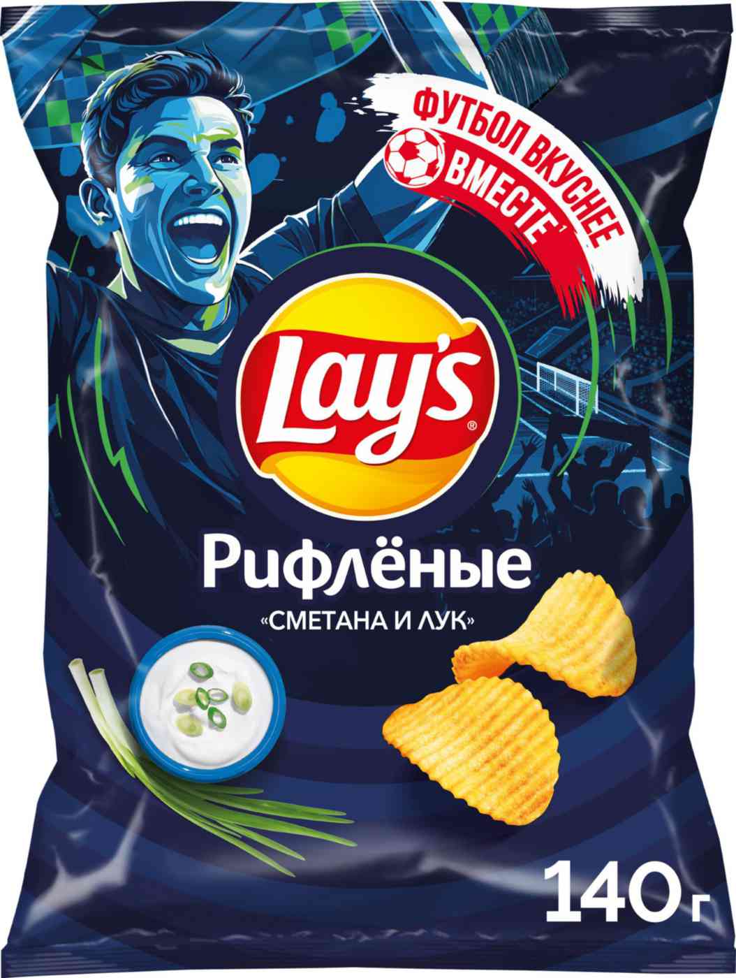 Чипсы картофельные Lays Сметана-Лук 202₽