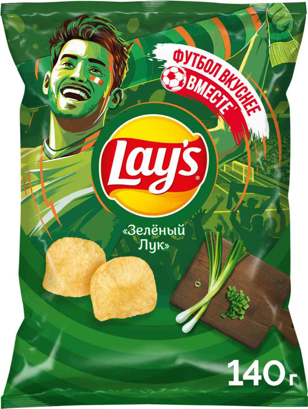 Чипсы картофельные Lays Молодой зеленый лук 190₽