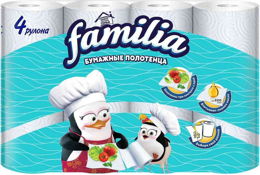 Бумажные полотенца  Familia