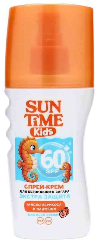 Спрей-крем солнцезащитный Sun Time Kids SPF 60 286₽