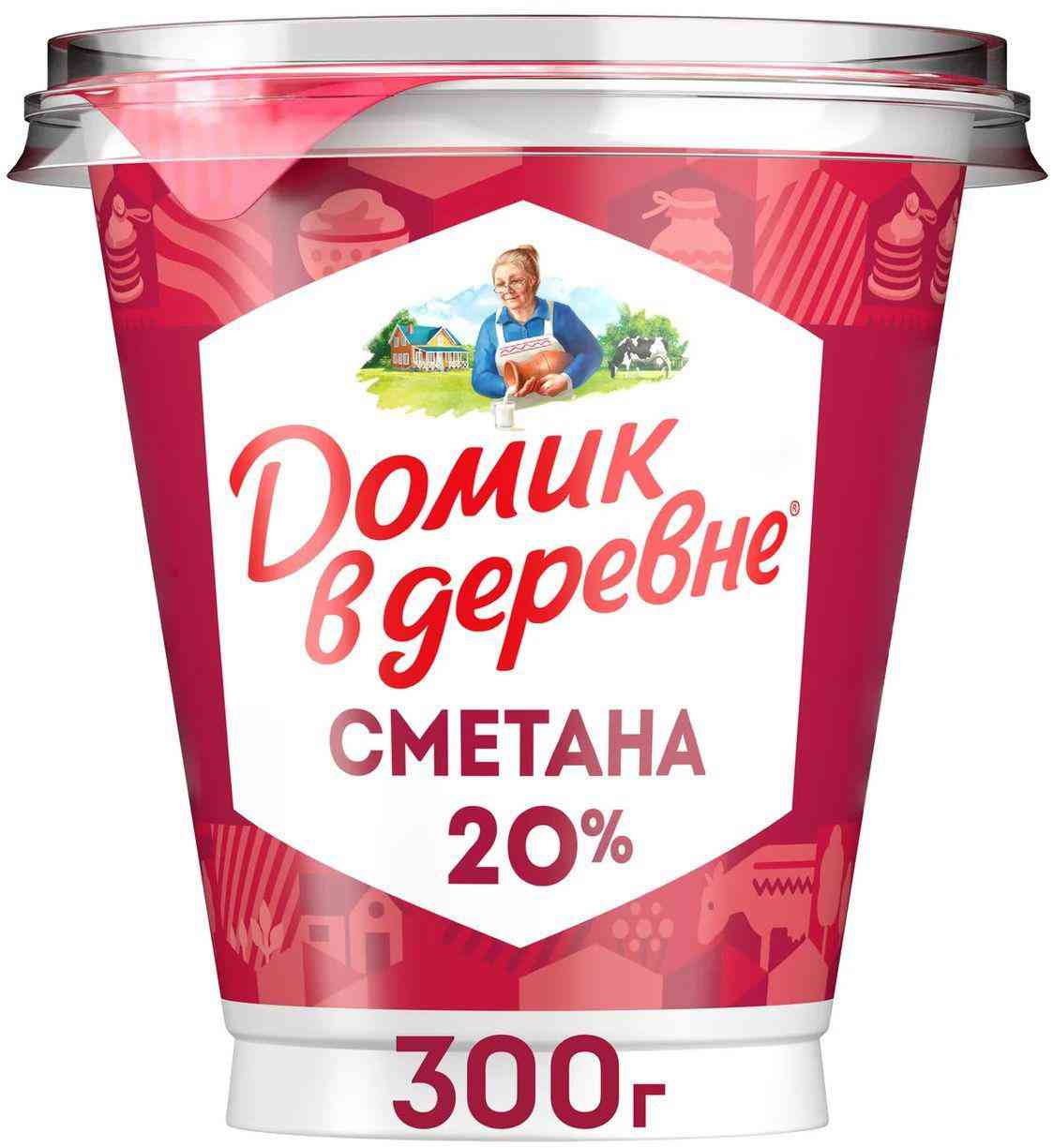 Сметана Домик в деревне 124₽