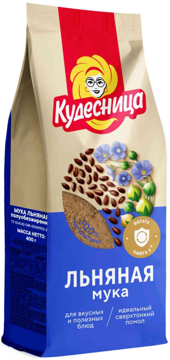 

Мука льняная Кудесница