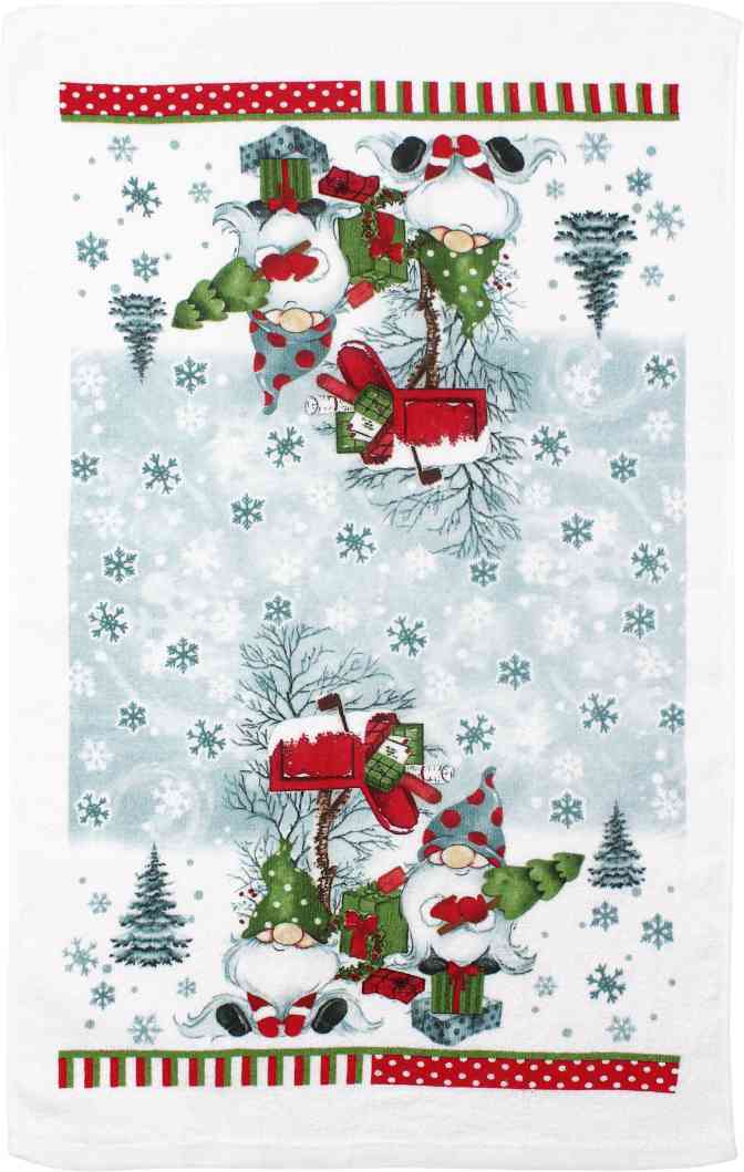 

Полотенце кухонное Снежный гном