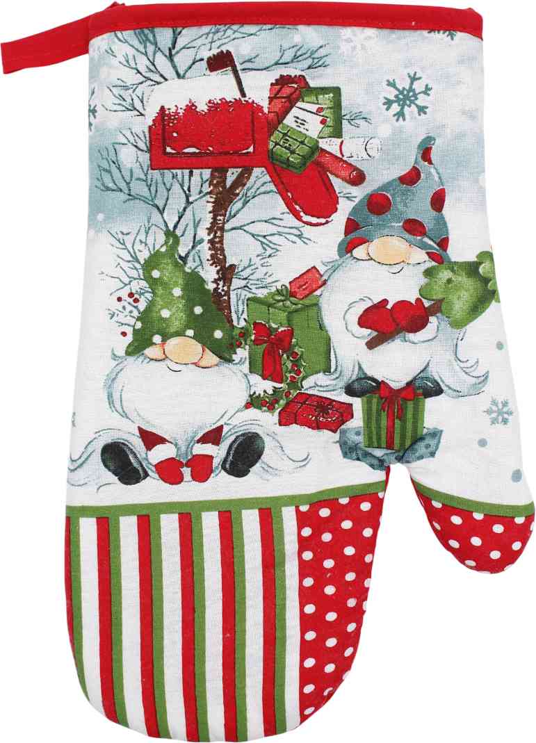 

Прихватка-рукавица Снежный гном