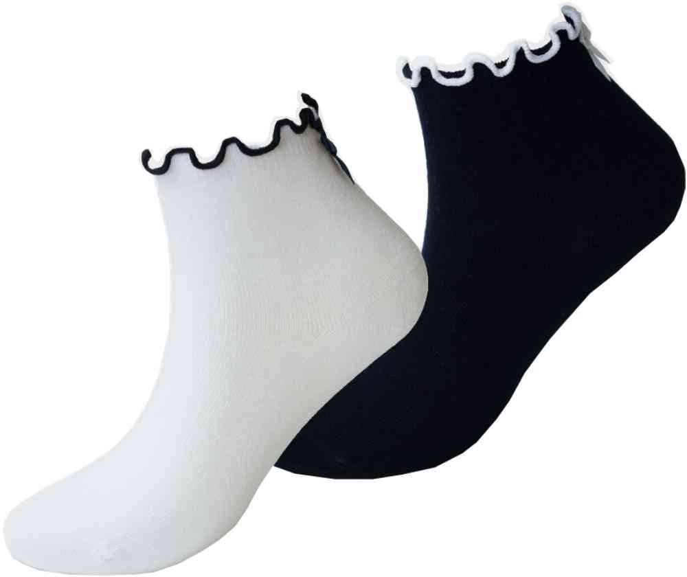 

Носки для девочки Playtoday Classic с бантами цвет: темно-синий/белый