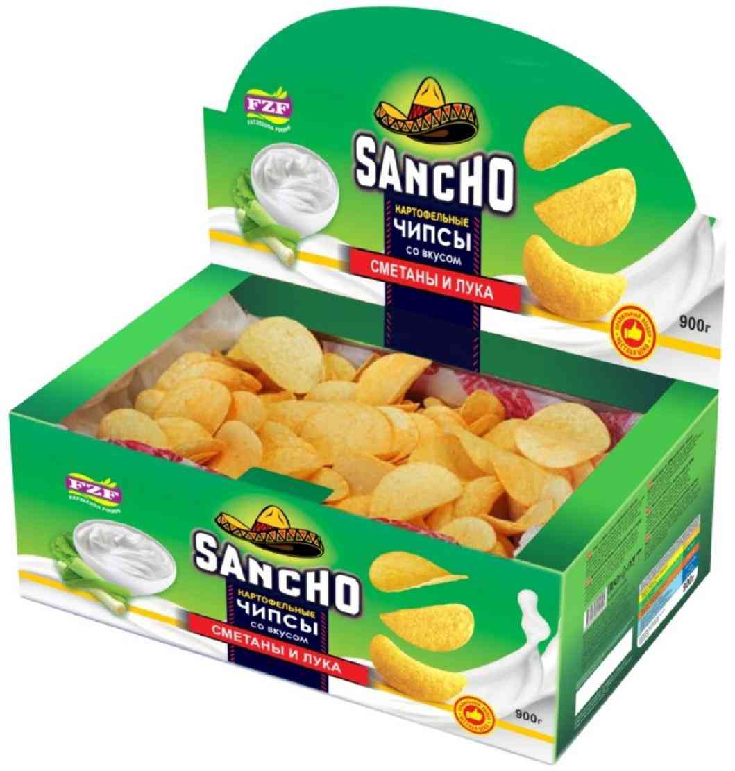 Чипсы картофельные Sancho
