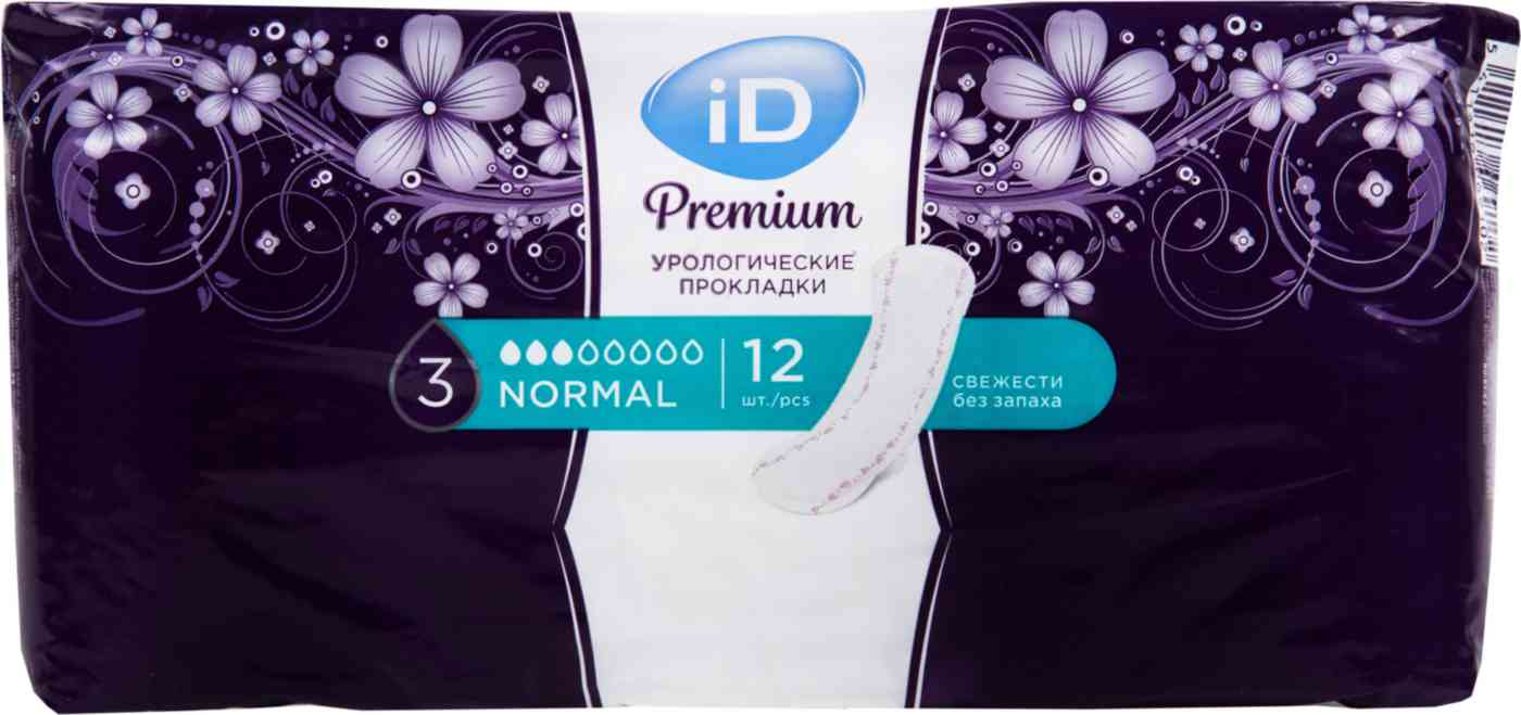 

Прокладки урологические iD Premium Normal
