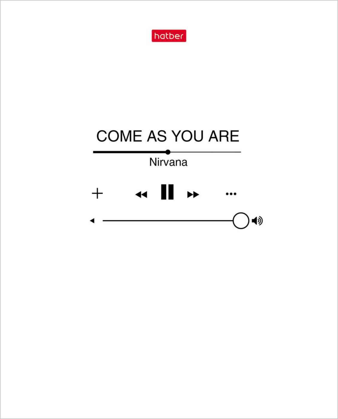 

Тетрадь А5 общая в клетку Hatber