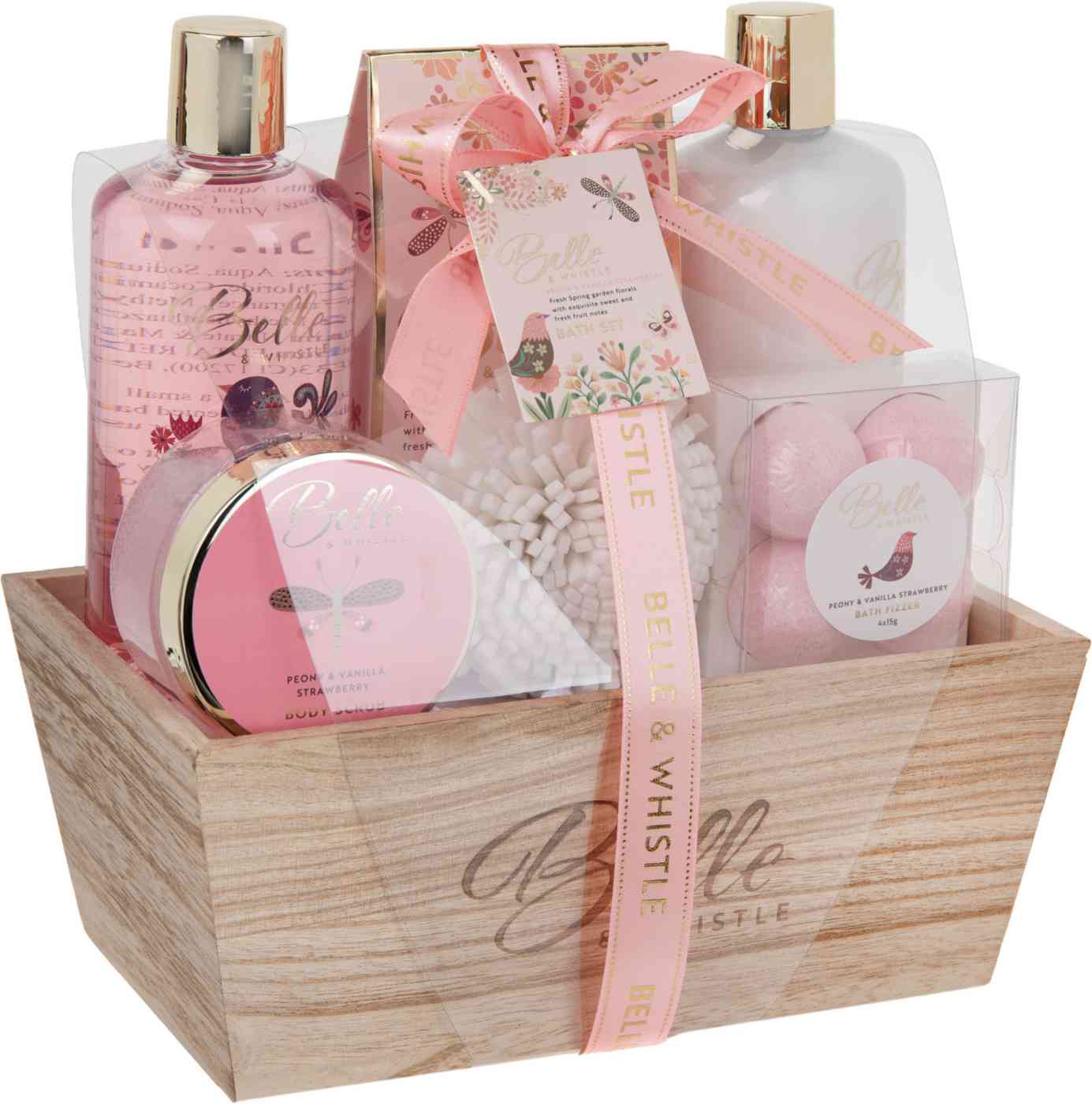 

Подарочный набор Belle & Whistle Пион, ваниль и клубника