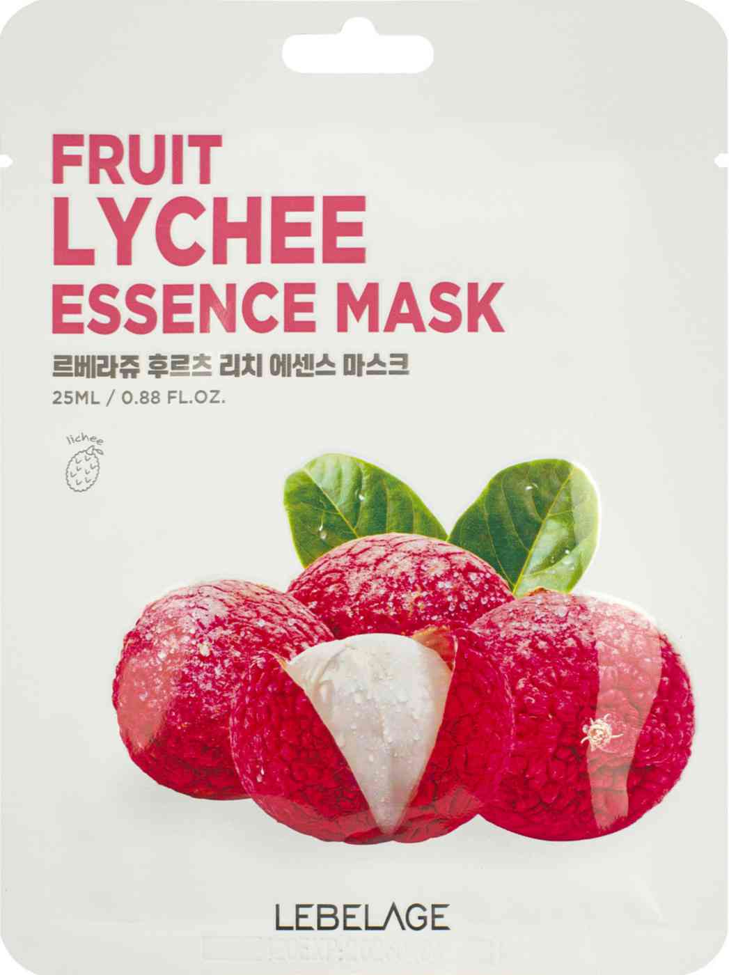 

Маска для лица тканевая Lebelage с экстрактом личи