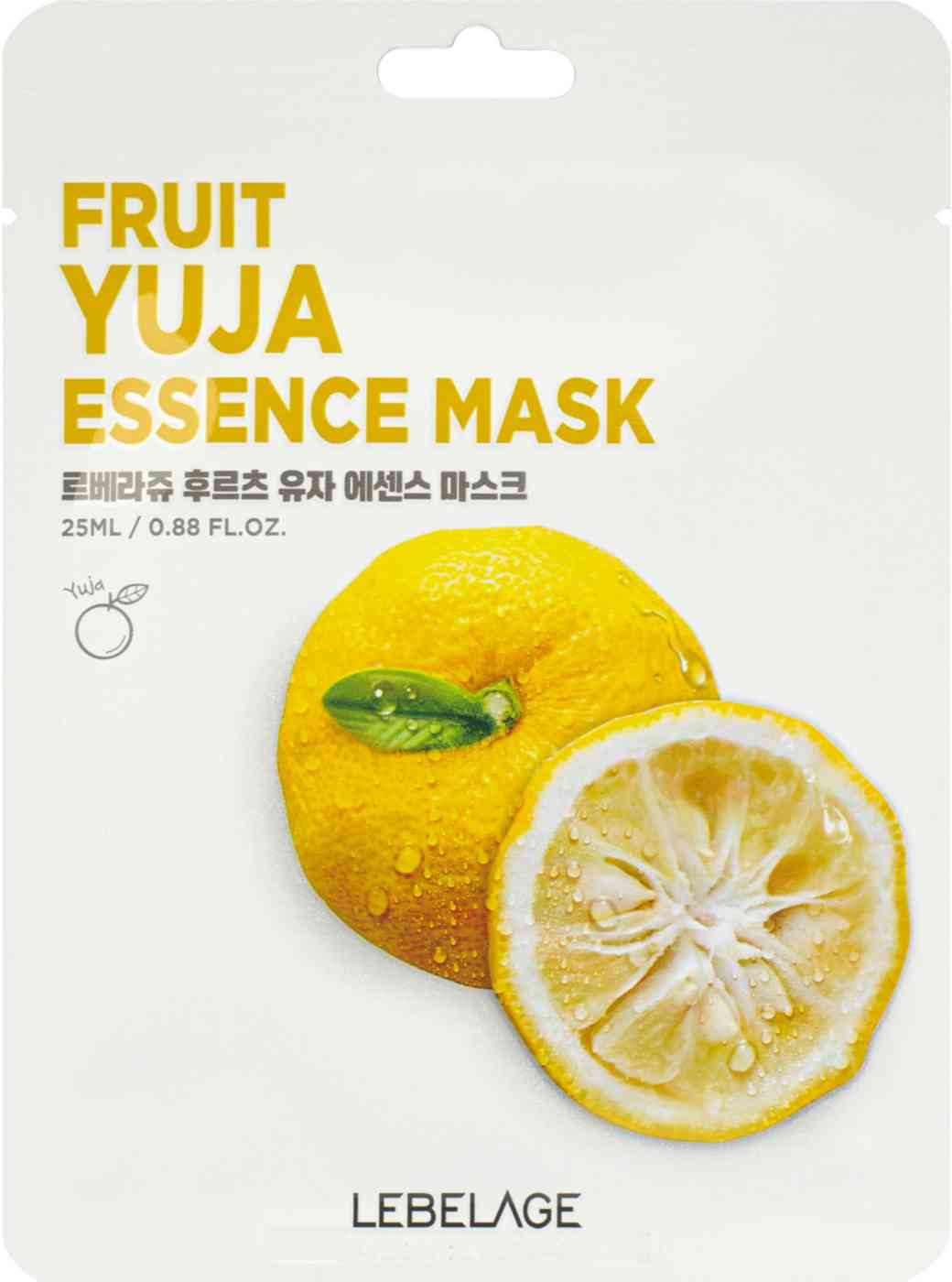 

Маска для лица тканевая Lebelage с экстрактом юдзу