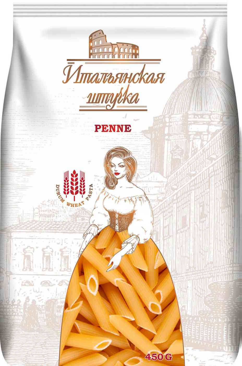 

Макаронные изделия Перья Итальянская штучка