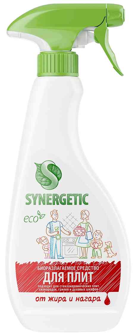 

Средство для плит от жира и нагара биоразлагаемое Synergetic