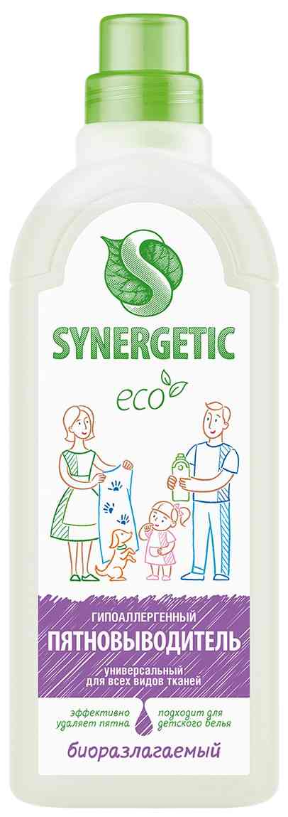 

Пятновыводитель гипоаллергенный Synergetic
