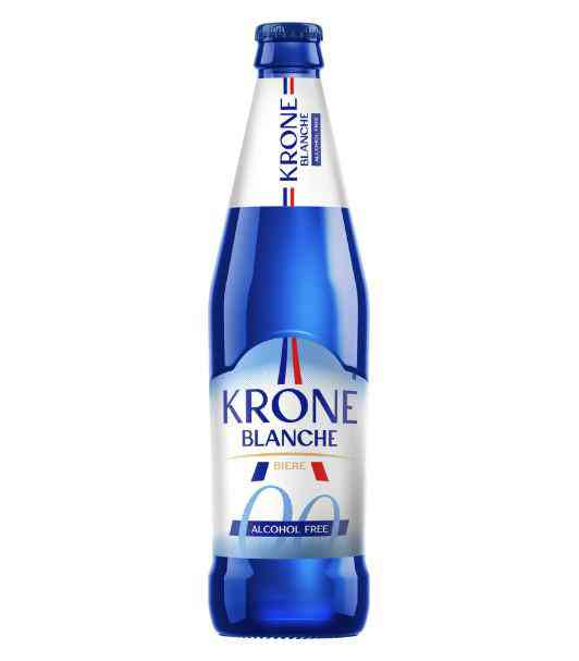 Пивной напиток Krone Blanche Biere безалкогольный нефильтрованный