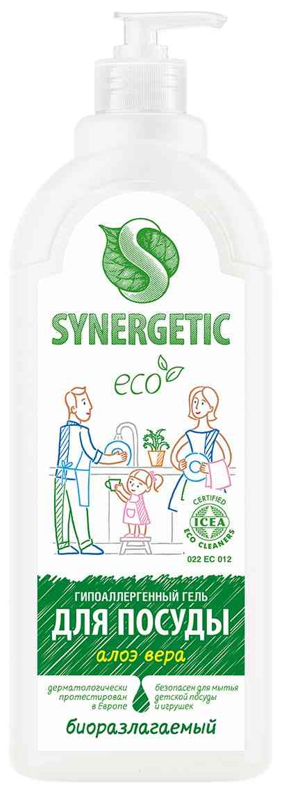 

Средство для мытья посуды и детских игрушек Synergetic Алоэ Вера