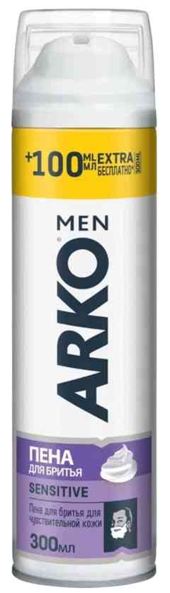 Пена для бритья Arko Men Sensitive для чувствительной кожи 274₽
