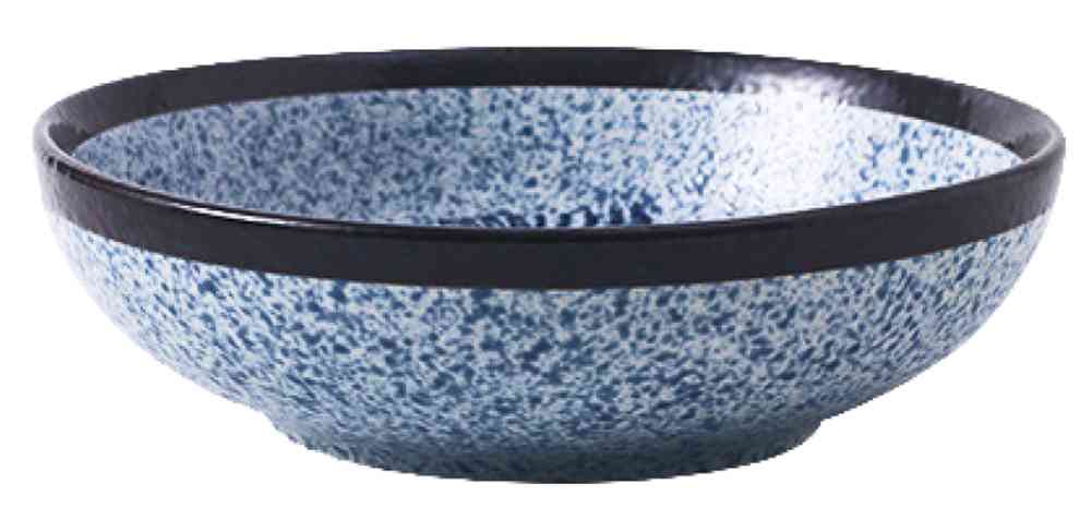 

Тарелка суповая керамическая Japanese, цвет синий