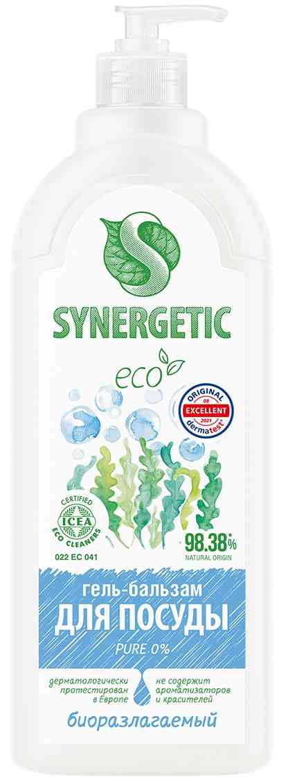 

Гель-бальзам для мытья посуды Synergetic Eco Pure 0%