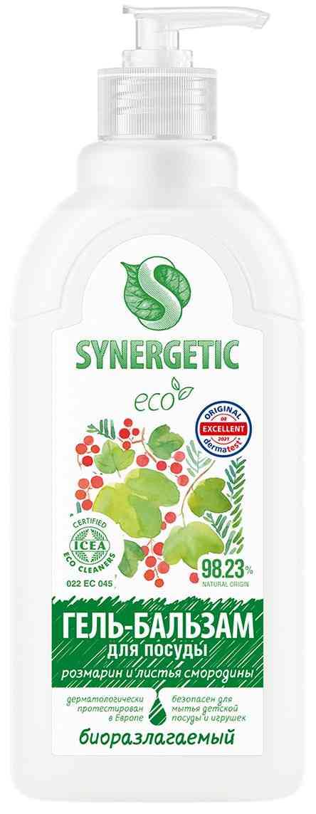 

Гель-бальзам для мытья посуды Synergetic Розмарин и листья смородины